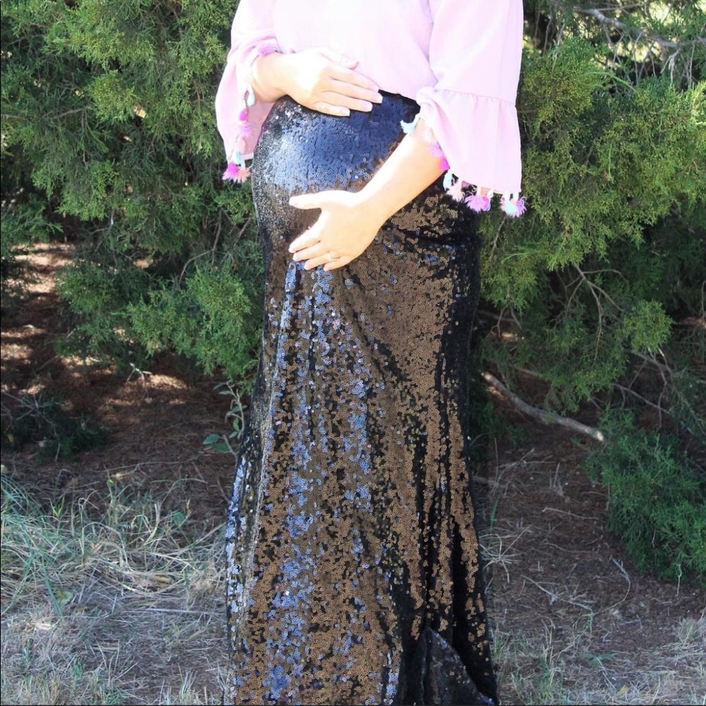 Sequin skirt